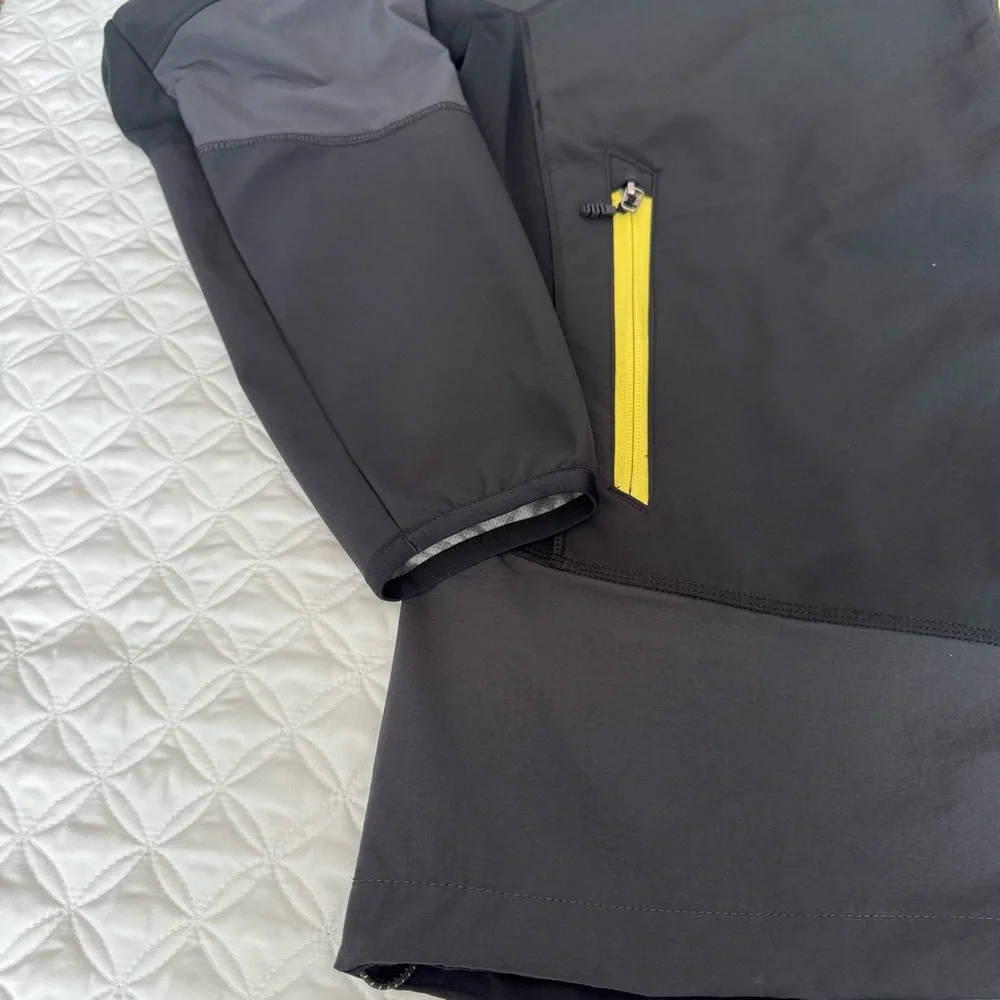 Adidas Men's Formotion Running Black Yellow Full Zip Jacket Size XXL - Picture 4 of 15